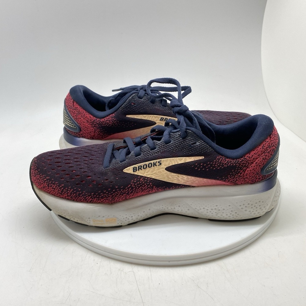 Brooks Sneakers Womens 8 B Ghost 16 1204071B422 Blue Running Athletic Gym Shoes - Picture 7 of 10